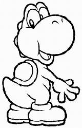 Yoshi Coloring Baby Pages Getcolorings Printable sketch template