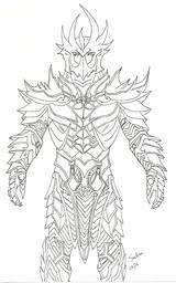 Skyrim Armor Coloring Drawing Pages Dragon Slush Puppy Deadric Knight Sketch Deviantart Draw Easy Template Sheets Choose Board Print Search sketch template