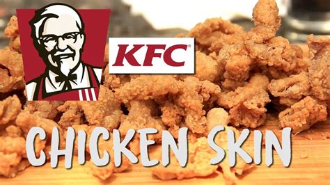 kfc fried chicken skin review  shiok  youtube