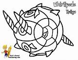 Coloring Pokemon Pages Print Whirlipede Library Clipart Kids sketch template