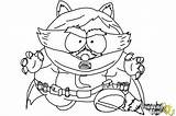 Cartman Coon Drawingnow sketch template