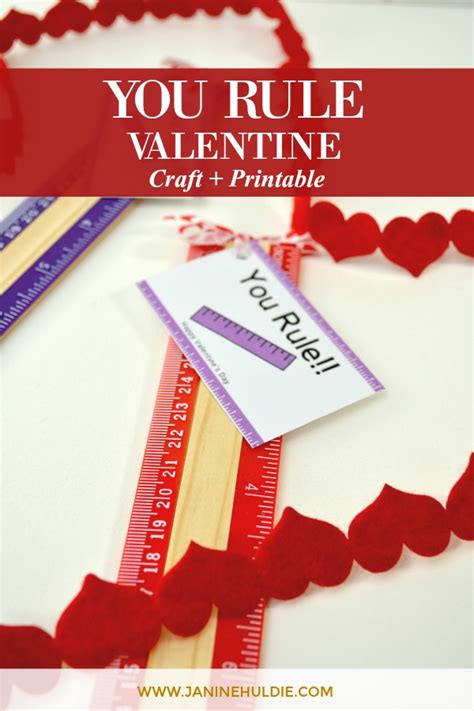 rule valentine gift craft  teachers coam