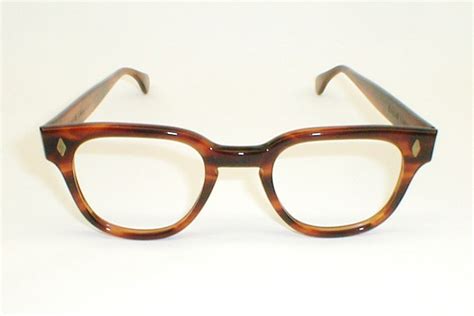 vintage mens eyeglasses frames black 50s 60s tart