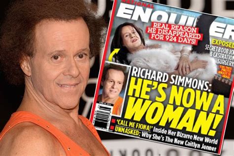 Richard Simmons Living As A Woman Fitness Guru Has Had