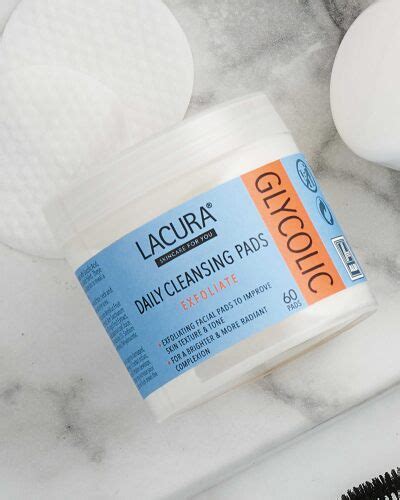 lacura daily cleansing pads  pack aldi uk