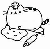 Pusheen Coloring Cat Book Pages Books Kawaii Colour Colouring sketch template