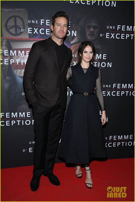 Felicity Jones And Armie Hammer Premiere On The Basis Of Sex In Paris
