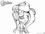 Splatoon Coloring Pages Marina Drawing Printable Color Getdrawings Drawings Getcolorings Kids Print sketch template