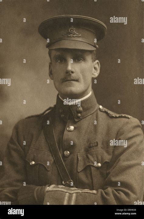 major   steel british army officer ww stock photo  alamy