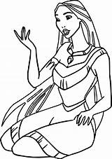 Pocahontas Coloring Stay Pages Wecoloringpage Cartoon sketch template