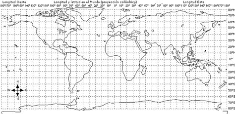 25 elegante mapa de coordenadas geograficas