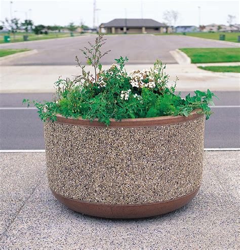 outdoor  concrete planter tf