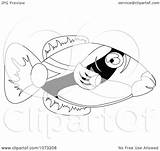 Triggerfish Illustration Royalty Clipart Vector Background sketch template