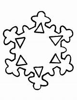 Snowflake Template Drawing Line Outline Clipart Templates Simple Coloring Clip Write Snow Easy Flake Patterns Cliparts Pages Vector Library Drawings sketch template