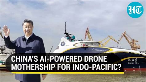 eye  south china sea beijings drone carrier acts  mothership  drones hindustan times
