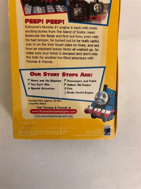 thomas and friends gallant old engine vhs 1994 tested rare vintage ships