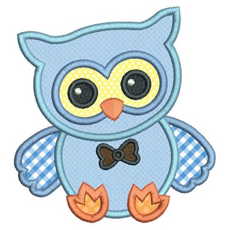 baby owl applique machine embroidery design rosieday embroidery