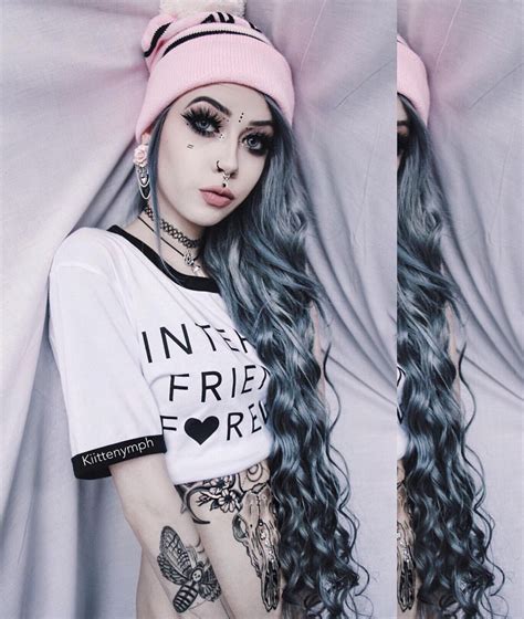 Love The Hair Thats The Kinda Grey I Want Pastel Goth