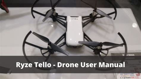ryze tello drone user manual drones pro