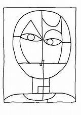 Klee Paul Senecio Para Colorear Man Old Dibujos Arte Obras Niños Doc Coloring Kandinsky Tes Cubista Childrencoloring Kb Paintings Resources sketch template