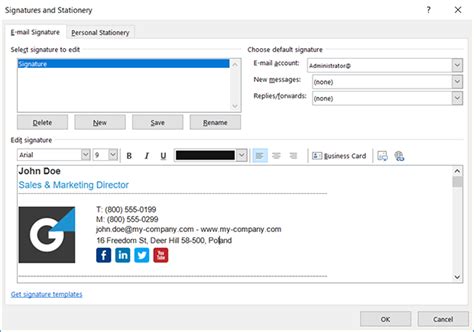 How To Set Up Email Signatures In Outlook 365 2022