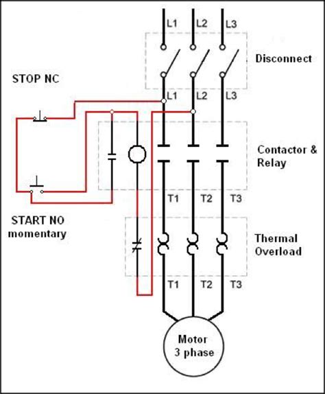 phase motor contactor wiring webmotororg