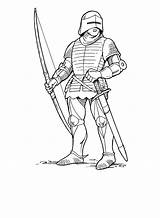 Coloring Knight Pages Printable Kids Print sketch template