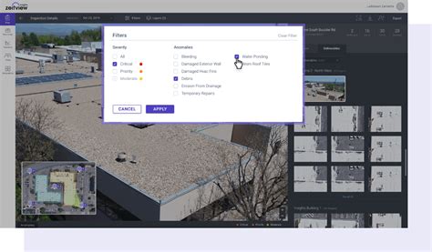 zeitview drone inspection software   detect  rooftop issues