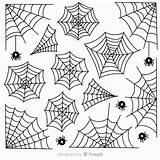 Cobweb Spinnennetz Freepik Witte Spinnenweb Getekend Achtergrond Vektoren sketch template