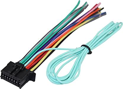 amazoncom wire harness   pioneer pin  radio harness car audio accessories