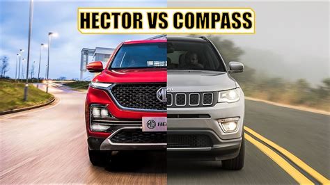 mg hector  jeep compass full comparison youtube