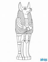 Coloring Anubis Egypt Egipto Hellokids Antiguo Dios Mummy Designlooter Dibujos Drucken Egipcio Egipcios Dioses Goddesses Egypte sketch template