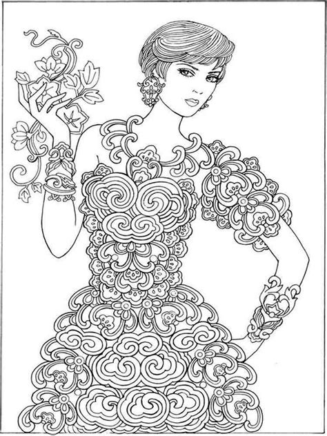 grown  pages easy coloring pages