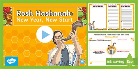 Ks2 Rosh Hashanah Poem New Year New Start Activity Pack