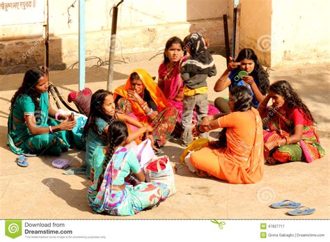 Group Pf Indian Girls Editorial Photography Image Of Clothing 47827717