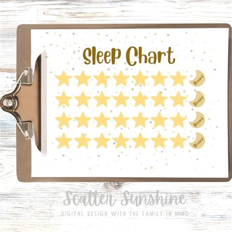 stay  bed chart etsy