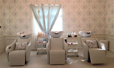 cut  blow dry victorian rose beauty spa center groupon