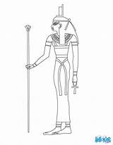 Isis Egipto Egipcia Diosa Gods Hathor Hellokids Deity Educativos Proyectos Egipcio Deidad Egipcios Dioses Designlooter Colorier sketch template