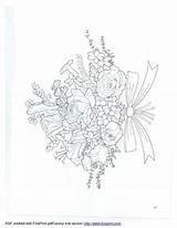 Coloring Bouquets Choose Board Floral Flower Book Pages sketch template