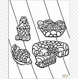 Coloring Pages Desserts Popular sketch template