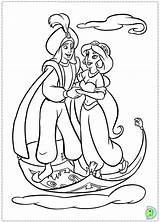 Aladdin Coloring Pages Jasmine Disney Colorear Princess Printable Para Kids Dibujos Coloringdisney Sheets Dinokids Print Girls Libro Close Princesas Choose sketch template