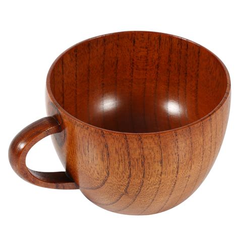 greensen wooden cup primitive log color handmade natural wood coffee