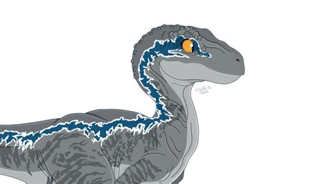 velociraptor blue on tumblr