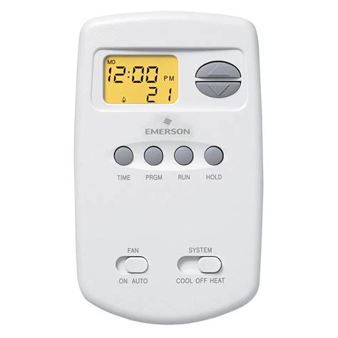 emerson   day programmable thermostat    home depot