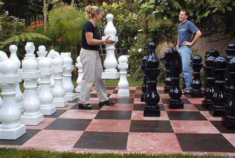 Concrete Outdoor Chess Set Operation18 Truckers Social