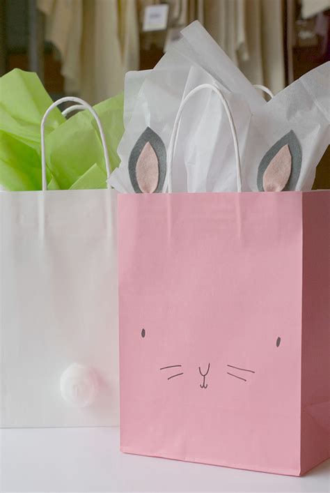 diy bunny easter bags project nursery