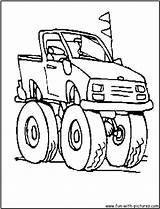 Monster Digger Trucks sketch template