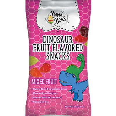 yumbees dino fruit snacks yumbees