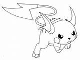 Raichu Coloring Pokemon Fighting Pages Pose Color Print Printable Luna Getcolorings Size sketch template