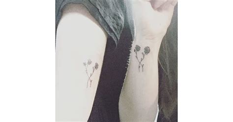 Intertwined Flowers 54 Sister Tattoos That Prove She S Your Best